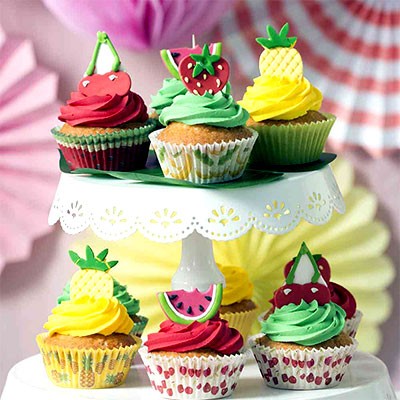Cupcakes decorati Tropical Party