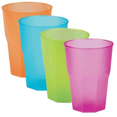 Bicchieri da cocktail riutilizzabili realizzati in PP