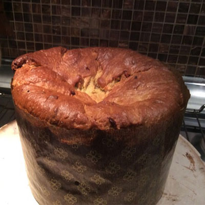 Panettone collassato