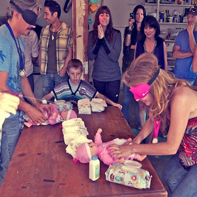 giochi baby shower gara del pannolino