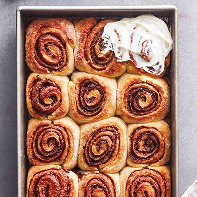 Cinnamon rolls con glassa