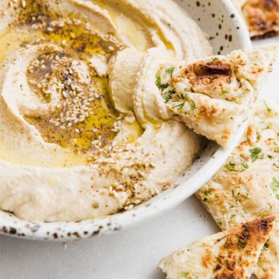 Hummus con pita