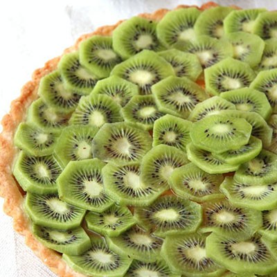 Crostata ai kiwi e crema pasticcera