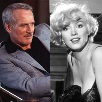 Marilyn Monroe e Paul Newman