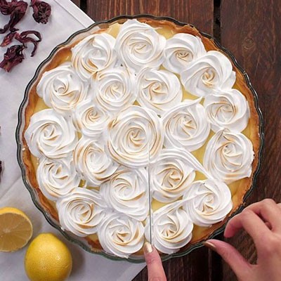 Lemon Meringue Tart vegana