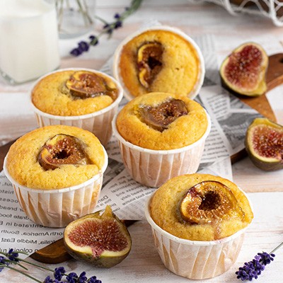 Muffin con fichi e nocciole