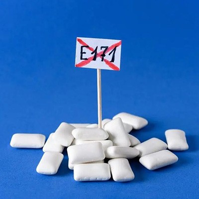 E171 presente in dolciumi e caramelle