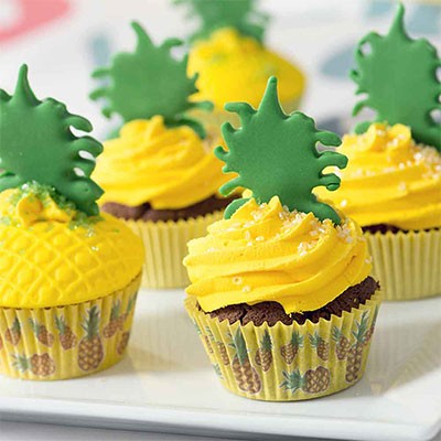 Muffin decoro ananas