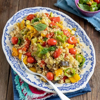 Insalata di quinoa e verdure