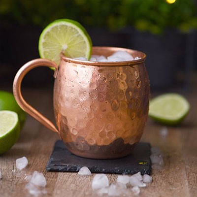 Moscow mule nella sua tradizionale tazza in rame