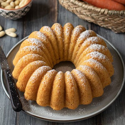 Torta di carote vegana