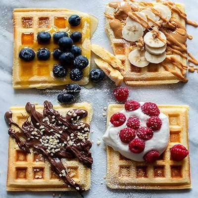 Waffle golose per tutti i gusti