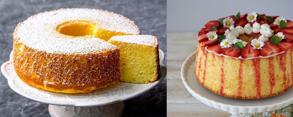 Che differenza c'è tra Chiffon cake e Angel cake