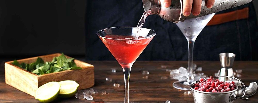 Cosmopolitan cocktail drink