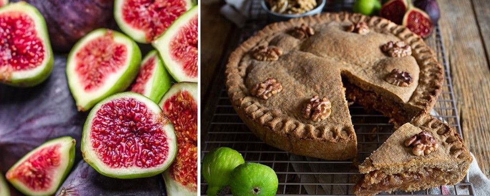 Ricetta crostata di fichi e noci