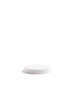 Base rotonda in polistirolo bianco h 5 Ø10 cm