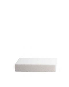 Base quadrata in polistirolo bianco h5 20x20 cm