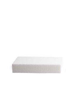 Base quadrata in polistirolo bianco h5 30x30 cm