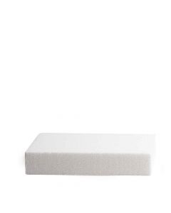 Base quadrata in polistirolo bianco h5 35x35 cm
