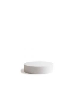 Base rotonda in polistirolo bianco h 7,5 Ø15 cm