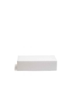Base quadrata in polistirolo bianco h7,5 15x15 cm