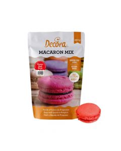 Preparato macarons in polvere Rosso 250 g Decora
