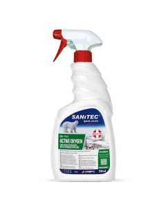 Active Oxygen detergente igienizzante spray con acqua ossigenata Sanitec 750 ml