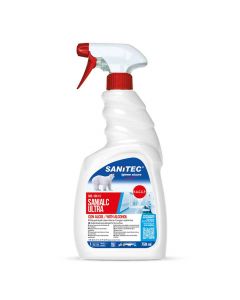 Sanialc Ultra detergente liquido alcolico asciugarapido spray Sanitec 750 ml