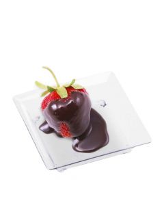 Monoporzione con fragola cioccolatosa