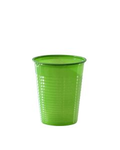 Bicchieri di plastica colorati DOpla Colors 200cc verde chiaro acido