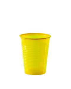 Bicchieri di plastica colorati DOpla Colors 200cc giallo