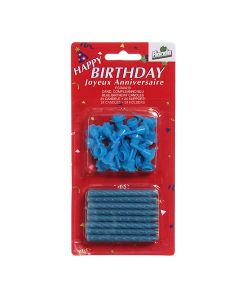 Candeline compleanno blu - confezione