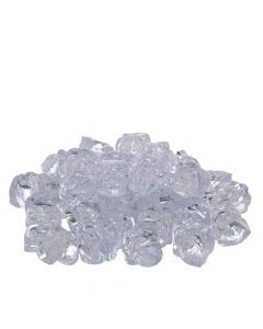 100 Cubetti di ghiaccio sciolto sintetico in plastica per decorazione