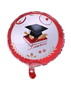 Palloncino Mylar Laurea rotondo 18'' 45,7 cm