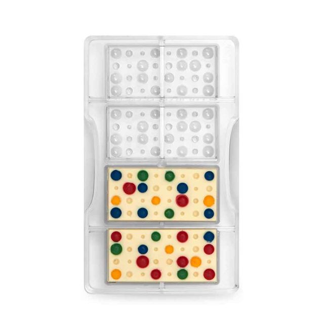 Stampo 4 cioccolatini Tavoletta bolle in policarbonato