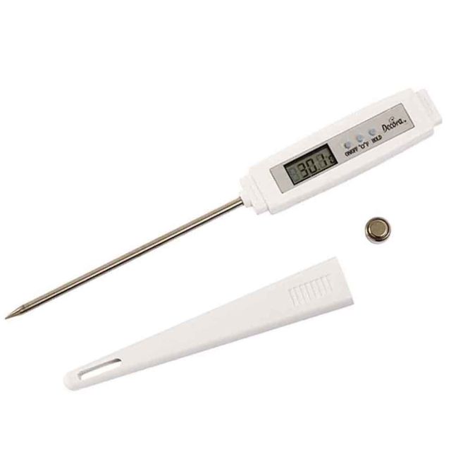 Termometro digitale per alimenti con sonda lunga 11 cm in acciaio inox