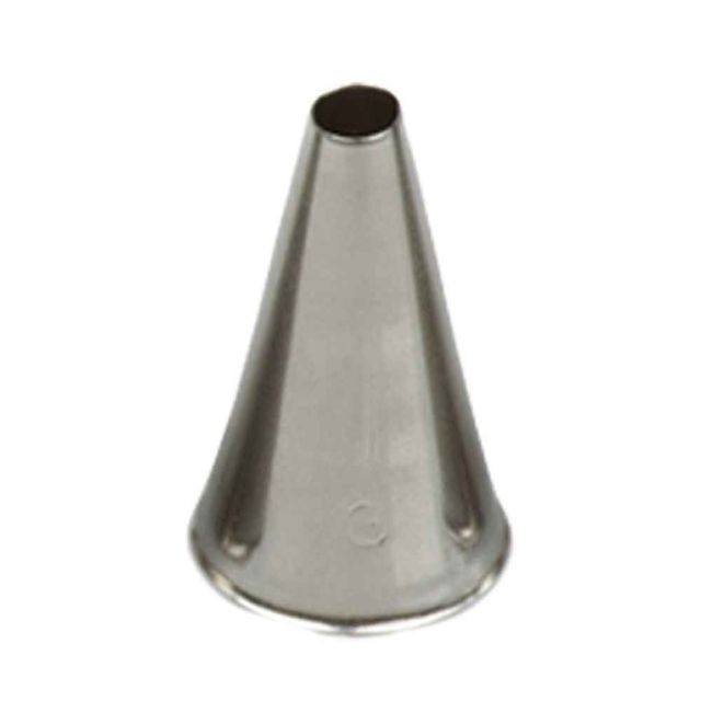 Beccuccio cornetto tondo 8 in acciaio inox Ø1,7 x 3,5 cm