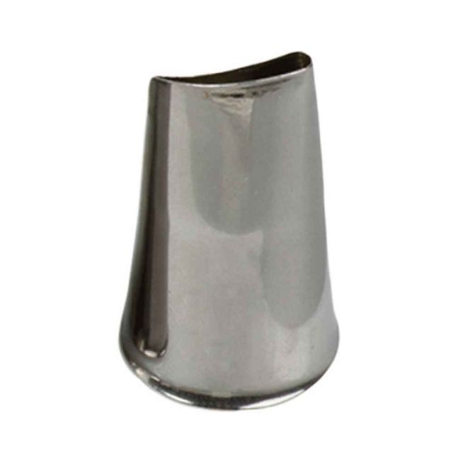 Beccuccio cornetto Petalo 86 in acciaio inox Ø1,7 x 2,8 cm