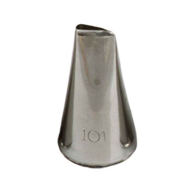 Beccuccio cornetto Petalo 101 in acciaio inox Ø1,7 x 3 cm