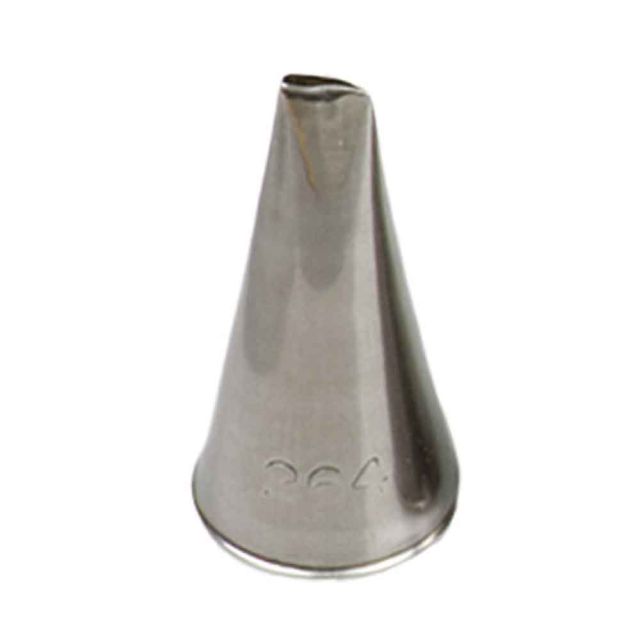 Beccuccio cornetto Petalo 264/101s in acciaio inox Ø1,7 x 3,5 cm