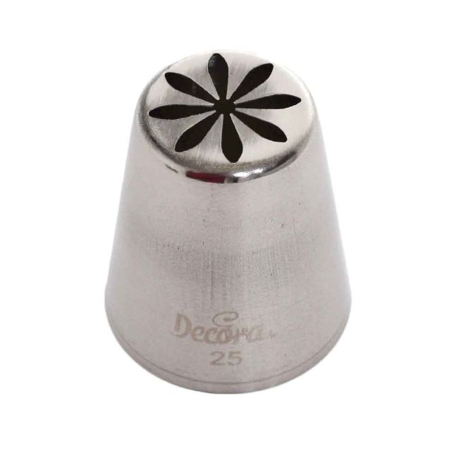 Beccuccio fiori diretti Fiorellino 25 in acciaio Ø3,7 x 4 cm Decora