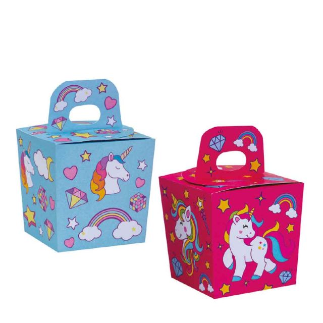 Candy Box Unicorno 6x6x10,5h cm Decora