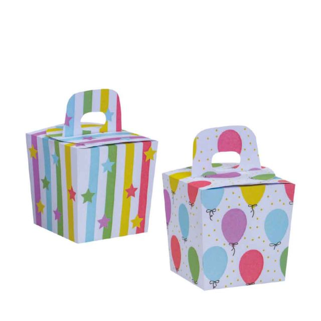 Candy Box Palloncini 6x6x10,5h cm Decora