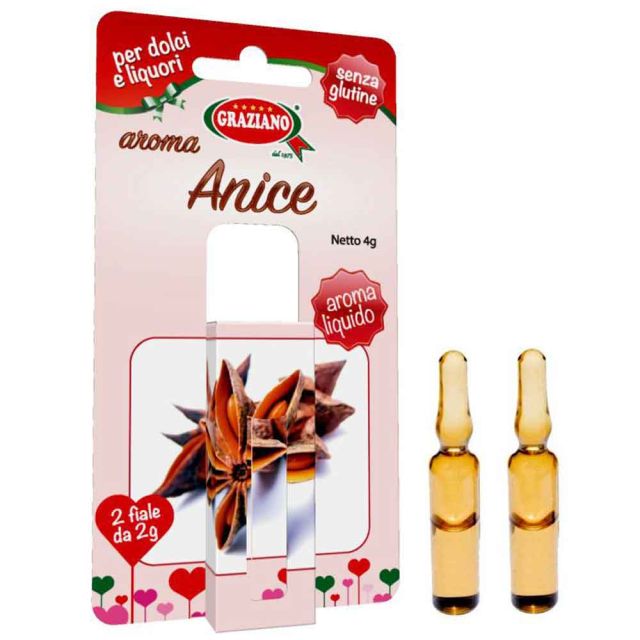 Aroma liquido per dolci gusto Anice 4g 2 fialette