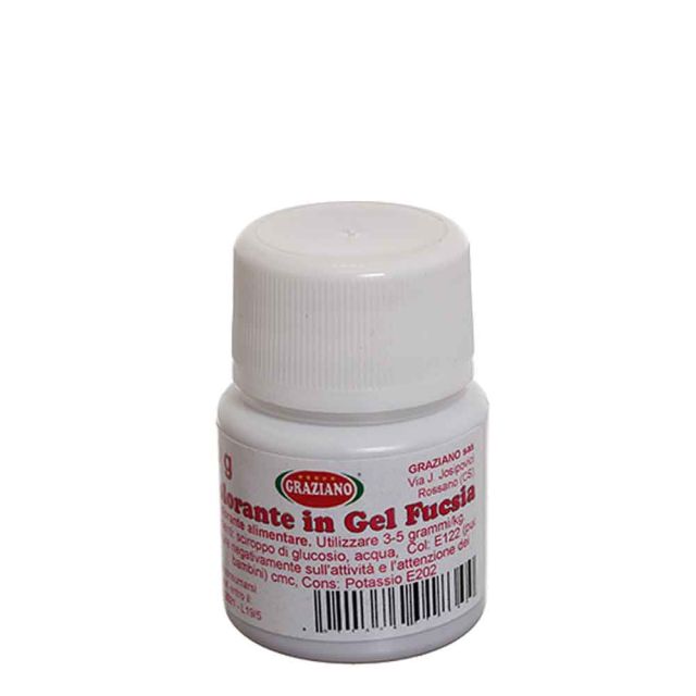 Colorante in gel concentrato per alimenti fucsia 20 g