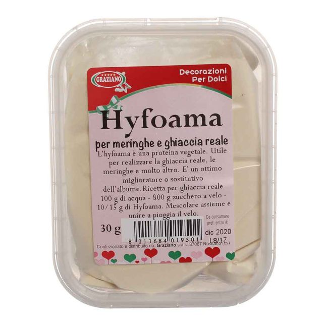 Hyfoama in polvere per ghiaccia reale e meringhe 30 g