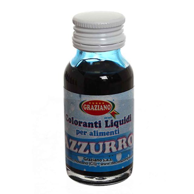 Colorante liquido concentrato per alimenti azzurro 35 g