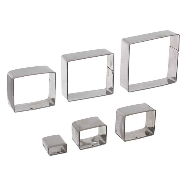 6 Tagliapasta Cutter Rettangolo