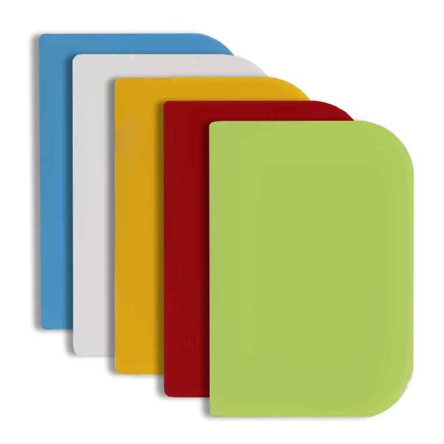 Raschietti in plastica taglia impasto vari colori 251-MIX