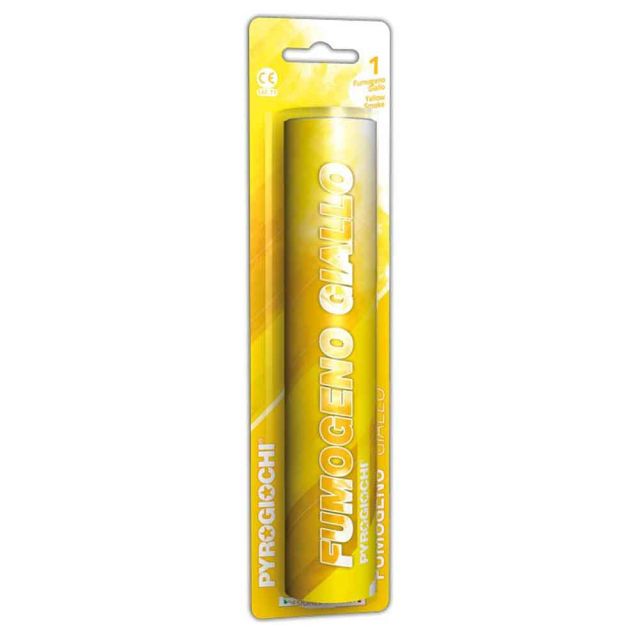 Fumogeno colorato giallo